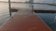 Marine Aluminum Floating Docks Boating Floating Pontoon Jetty For Lakes / Moles