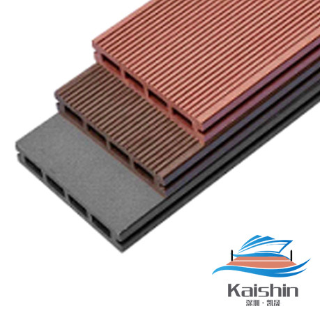 Prenda impermeable de madera plástica de la cubierta del piso no- del