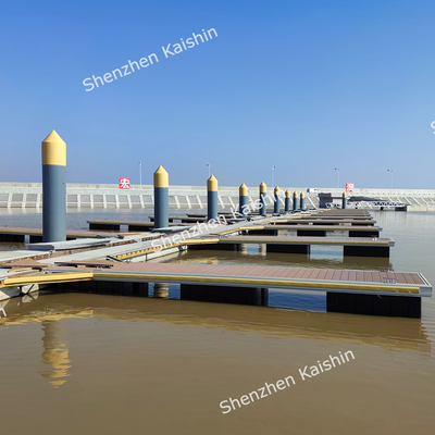 Durable Floating Docks Walkway Pontoon Made Of Aluminum Alloy 6061 T6 Within Marine Dock Boat