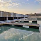 Anti UV Floating Dock Aluminum Gangways WPC Decking Marine Dock Ramps