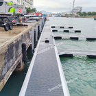 Marine Aluminum Gangway Floating Platforms Aluminum Alloy HDPE Floats