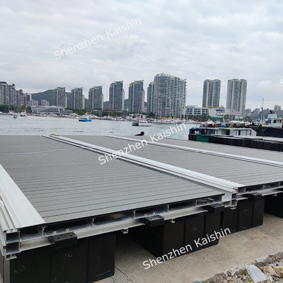 Aluminum Alloy 6061 T6 Yacht Floating Dock Sliver Painting Or Galvanized Floating Pontoon Bridge