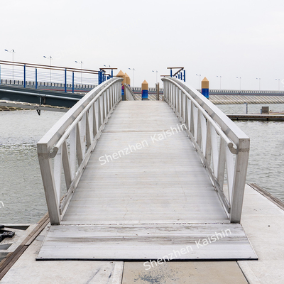 Anti-slip Surface Design Marina Floating Walkway Pontoon Aluminum Gangway For Dock Boat