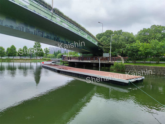 Residential Marine Floating Dock Pontoon Aluminum Alloy 300mm