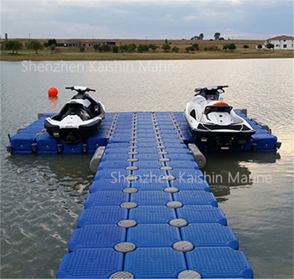 10-15 Years Durable Eco Friendly Modular Floating Platform Jet Ski Dock Plastic Floating Pontoon