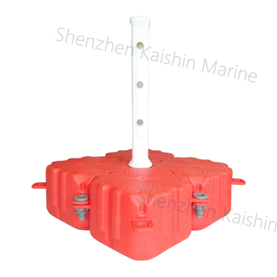 Modular Floating Dock Cube HDPE Plastic And EPS Foam Material Orange/ Grey/ Blue/Red