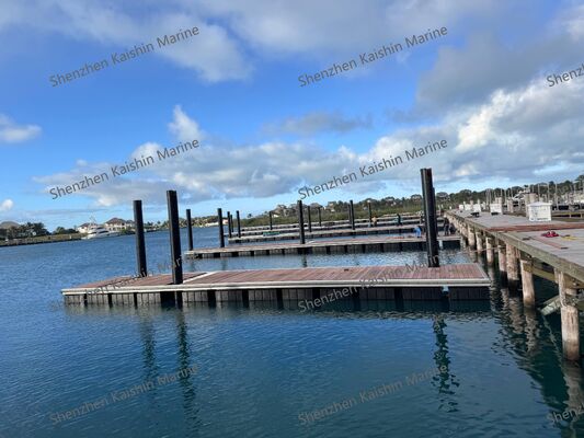 Marine Grade 6061-T6 Aluminum Floating Dock with Modular Design and 250-275kg/sqm Load Capacity for Marinas