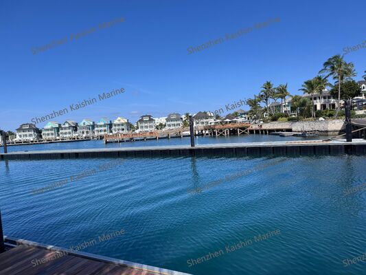 Marine-grade Aluminum Alloy 6061 T6 Finger Dock Floating Pontoon with Scratch Resistant Surface and Customized Size