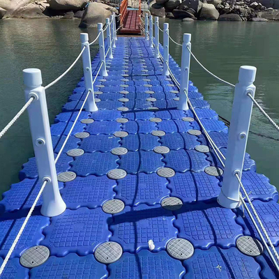Polyethylene Modular Floating Dock With 350KG/SMQ Load Capacity HDPE Floating Pontoon