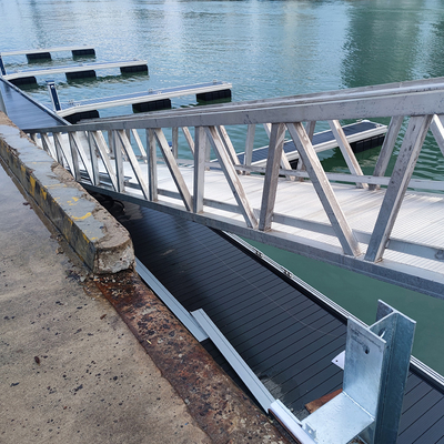 Floating Dock pontoon Aluminum Alloy 6061-T6 Marine Aluminum Gangways For Durable Marina Solutions