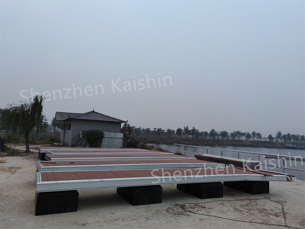 Marina Aluminum Floating Docks Customizable Floating Walkway Pontoon For Yacht Boat Ship Use