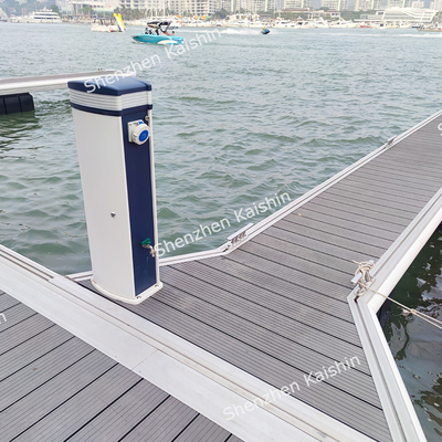 Muelle de dedo de aluminio personalizado para marinas con superficie antideslizante