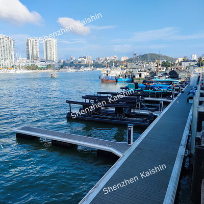 Plataforma flotante de buque flotante de aluminio de puerto de dedo marino de larga duración