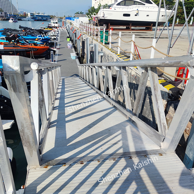 6061 T6 Rampa de pasarela de aluminio para muelles flotantes marinos