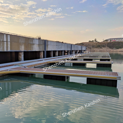 Muelle flotante de dedo Marina con superficie antideslizante LLDPE EPS Foam