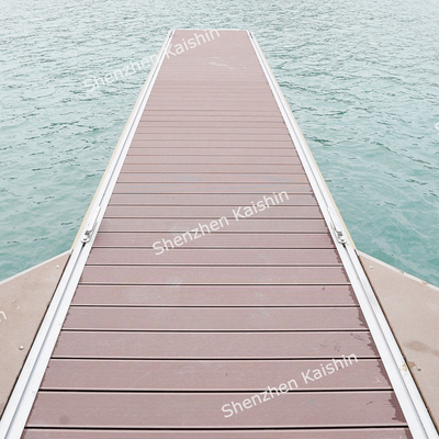 Diseño personalizable Floating Finger Dock para Marina Paseo flotante de pontón con guardabarros de goma