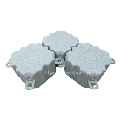 Tornos sin complicaciones Blue Flexible Water Dock HDPE Pontoon flotante para atraque rápido y sin esfuerzo