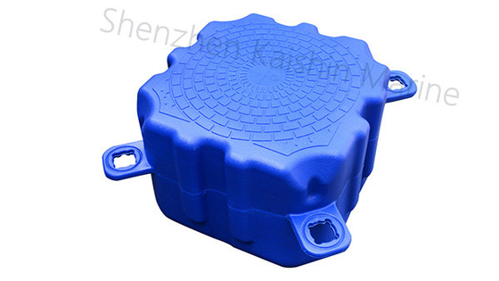 Plataforma flotante portátil de HDPE, cubos flotantes de plástico con flotabilidad de 350 kg/m2