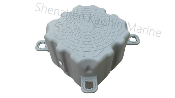 Muelles flotantes modulares grises/azules/rojos para motos acuáticas con pernos y tuercas