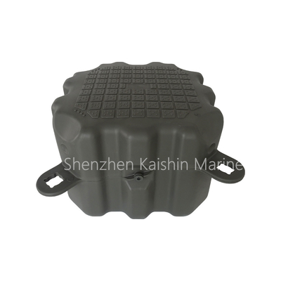 Estructura flotante modular gris Cubos flotantes portátiles de HDPE Muelles de esquí de reacción marinos